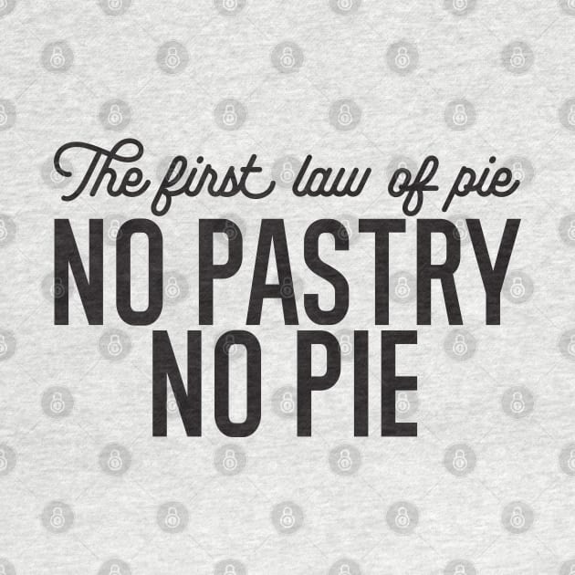 No Pastry No Pie Quote by FlinArt